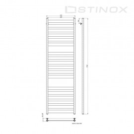 Полотенцесушитель Napoli Luxe 500*1800