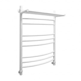 Полотенцесушитель с полкой бп 50  белый мат Prestige 500*800