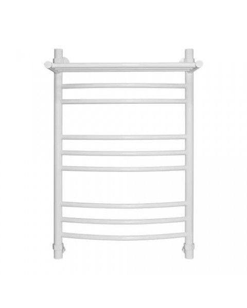 Полотенцесушитель с полкой бп 50  белый мат Prestige 500*800