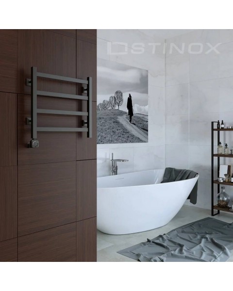 Полотенцесушитель Prestige бп 50 черный мат  500*600