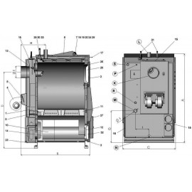 Твердотопливный котел Atmos DC 105 S