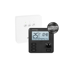 Беспроводной недельный регулятор температуры Aurаton Libra SET, черный