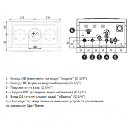 Газовый котёл BellaGas Premium 24.2