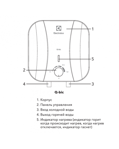 Водонагреватель электрический Electrolux EWH 10 Q-bic O
