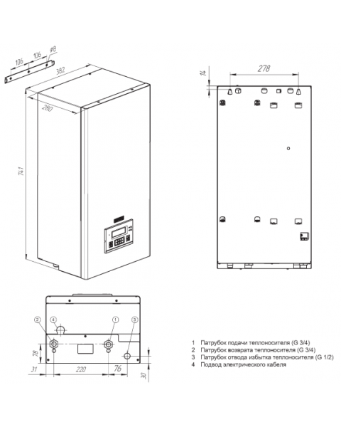 Электрокотел Эван Expert Plus 18