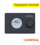Комнатный термостат General HT220 чёрный, суточный, проводной