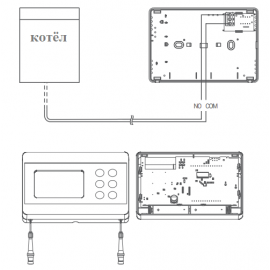 Комнатный термостат General HT300 S программатор, проводной