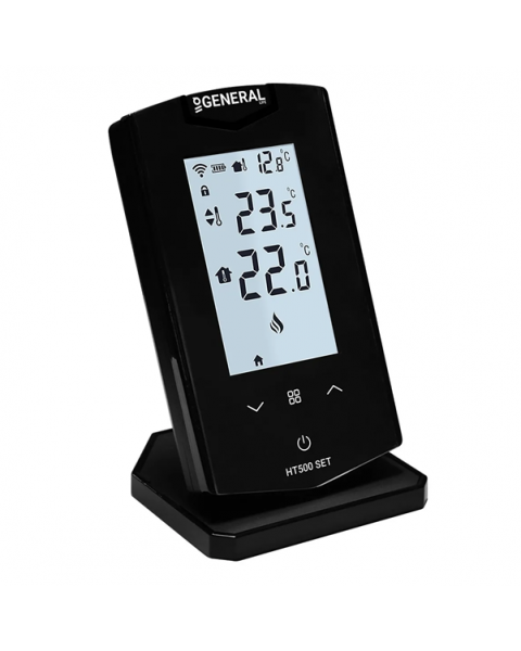 Комнатный термостат General HT 500S RF Wi-Fi черный