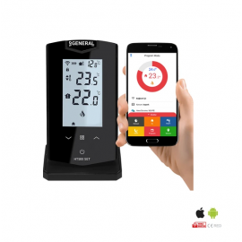 Комнатный термостат General HT 500S RF Wi-Fi черный