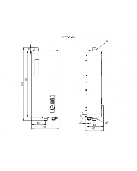 Электрокотел GTM Classic E100 7,5