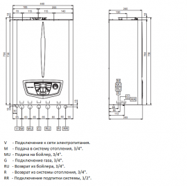 Газовый котёл Immergas EOLO Mythos X 24 5R