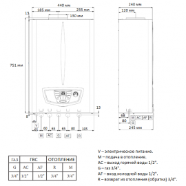 Газовый котёл Immergas NIKE Mythos 24 5R