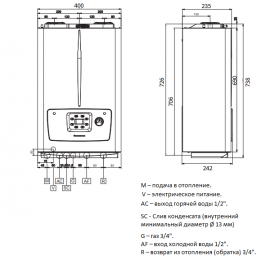 Газовый котёл Immergas Victrix Omnia 25 V2 R