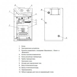 Газовый котел Лемакс OMEGA CI-16