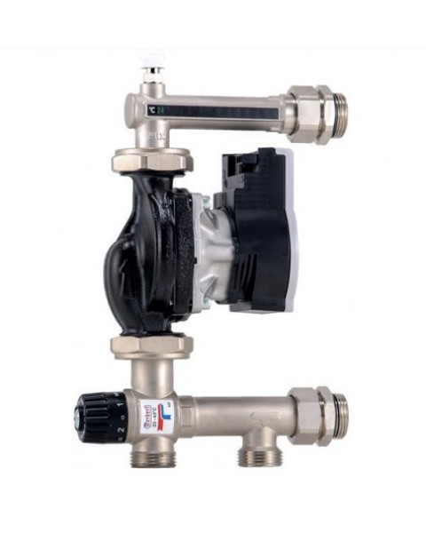 Смесительный узел теплого пола Barberi с насосом Grundfos UPM3 AUTO 25-70