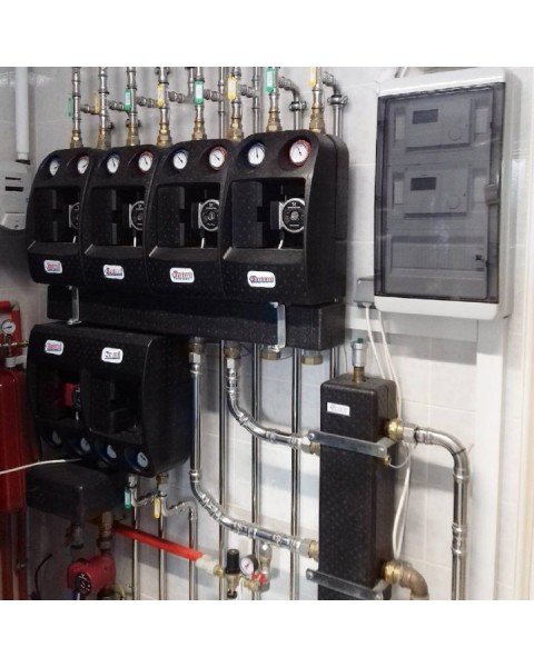 Насосная группа Barberi прямая с насосом GRUNDFOS UPM3 AUTO L25-70 130