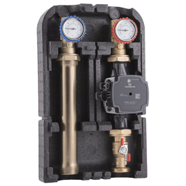 Насосная группа Barberi прямая с насосом GRUNDFOS UPM3 AUTO L25-70 130