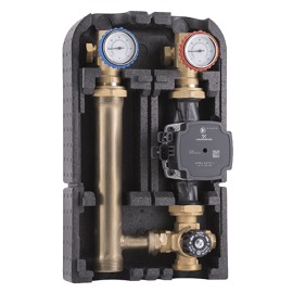 Насосная группа Barberi с термостатическим смесительным клапаном  с насосом UPM3 AUTO L 25-70