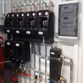 Насосная группа Barberi прямая  с насосом UPM3 AUTO L 25-70