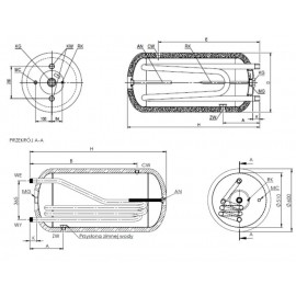 Бойлер косвенного нагрева Elektromet WGJ-g 120 Max