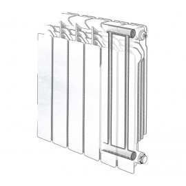 Радиатор биметаллический Standard Hidravlika Ducla B80 1 секция