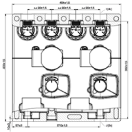 Двойная насосная группа ESBE DAA111