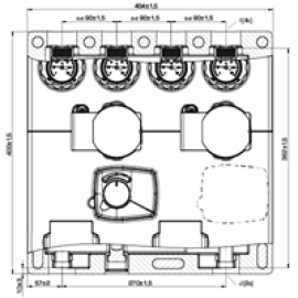Двойная насосная группа ESBE DDA111