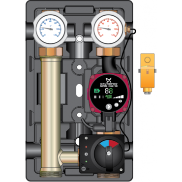 Насосная группа Meibes Поколение 8 группа MTVE 1 насос Grundfos Alpha2 25-60