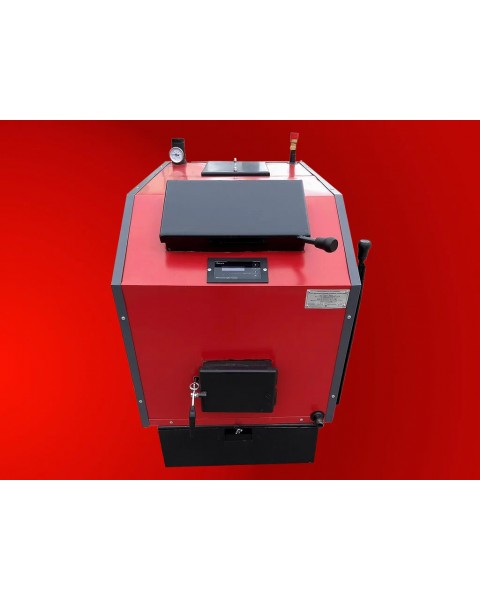 Твердотопливный котел Меркурий КСТБ-95 с терморегулятором + теплообменник