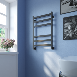 Полотенцесушитель черный мат Verona 400*800
