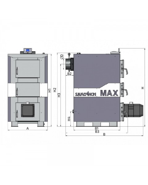 Пеллетный котел Sakovich Pellet Max 50