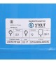 Расширительный бак STOUT для водоснабжения 50 л