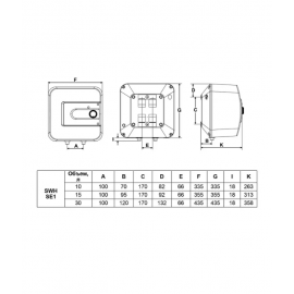 Водонагреватель накопительный Timberk SWH SE1 30 VO