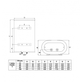 Водонагреватель накопительный Timberk T-WSS80-FS40D-V
