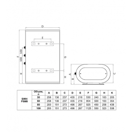 Водонагреватель накопительный Timberk SWH FSM8 30 H