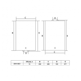 Водонагреватель накопительный Timberk SWH ME1 10 VU