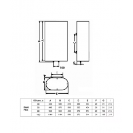 Водонагреватель накопительный Timberk SWH FSI3 50 V