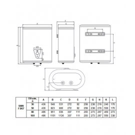 Водонагреватель накопительный Timberk SWH FSK7 100 V