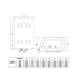 Водонагреватель накопительный Timberk T-WSS100-FS47-V