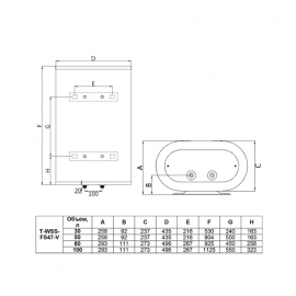Водонагреватель накопительный Timberk T-WSS30-FS47-V